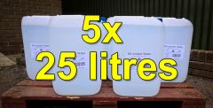De-ionised Water (25 litres) x 5